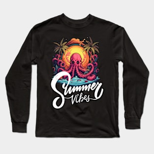 summer vibes (diff ver+) Long Sleeve T-Shirt